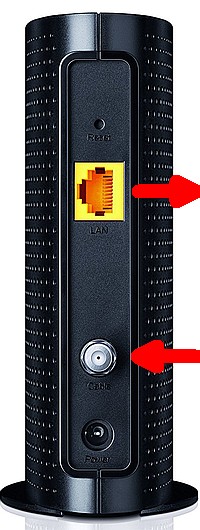 cable modem back